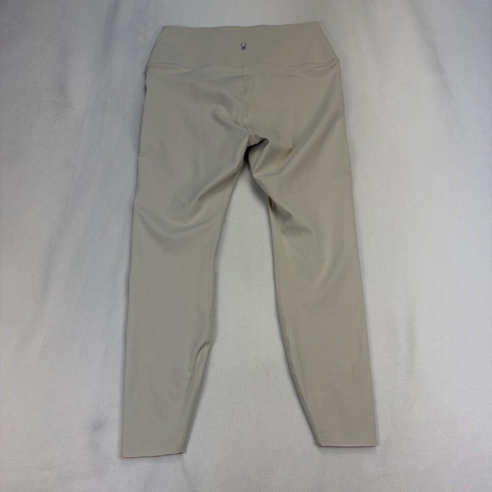 Spyder Women's High-Rise Performance Leggings M Light Beige - Picture 3 of 10